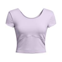 安德玛（UNDERARMOUR）Meridian女子柔感修身运动短袖T恤1379156 王牌紫543 L