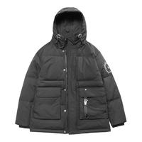 雪中飞 SNOWFLYING秋冬工装潮流休闲挺括小众防寒男士短款连帽羽绒服