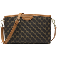 七匹狼 高级感老花单肩小方包信封包大容量手机包斜挎女包包