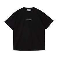 杰克·琼斯杰克琼斯春夏重磅棉宽松复古哥特字母发泡印短袖T恤男装 175/96A(M) 黑色E40