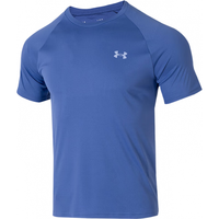 安德玛（UNDERARMOUR）男装短袖 2025夏季运动服跑步快干透气休闲宽松圆领T恤 蓝色空-561 2XL