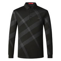 BOSS SUNWEN 博斯绅威 男士长袖POLO衫 BM102A82601