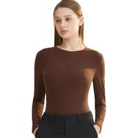 【任选】氧心蚕氧衣打底衫外穿纯色长袖秋衣2024秋