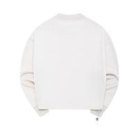 鸿星尔克（ERKE）【嫦娥奔月】卫衣女加厚保暖圆领简约运动风跑步套头外套 静谧卡其 L