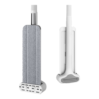 太太乐 平板拖把套装 中号 4块布 白色