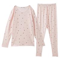 【高弹棉氨 亲肤舒适】女士秋冬家居打底套装秋衣保暖内衣套装