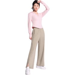 蕉内 凉皮305 Cool女士休闲裤凉感防晒显瘦高腰阔腿裤夏