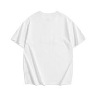 特步（XTEP）圆领短T女2023夏季新款印花T恤短袖977228010468 珍珠白 2XL