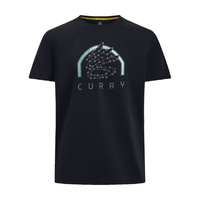 安德玛（UNDERARMOUR）春夏库里CURRY男子高克重篮球运动短袖T恤1390404 黑色001 XL