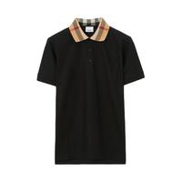 BURBERRY | 男装 格纹衣领棉质短袖Polo衫 多色