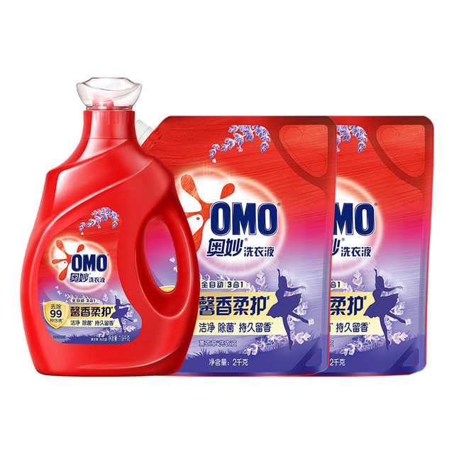 88VIP、今日必买：OMO 奥妙 全自动薰衣草洗衣液11.8斤（5.9kg*1套）