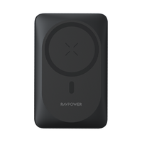 RAVPOWER 睿能宝 磁吸无线充电宝10000毫安时超薄小巧快充自吸移动电源 适用苹果可登机