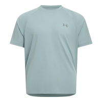 安德玛（UNDERARMOUR）Tech男子干爽反光训练运动短袖T恤1377054 海港蓝465 XL