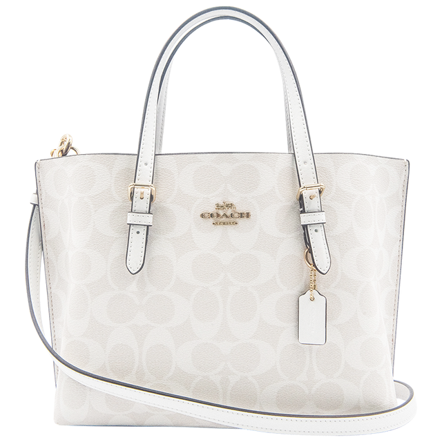 COACH 女士单肩托特包 C4250 白色 中号