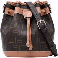 FION 菲安妮 女士单肩水桶包 FAAFIZY003 咖/驼 小号