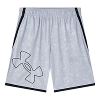 安德玛(Under Armour)男大童梭织短裤1383338 摩登灰 120cm