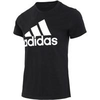 阿迪达斯 adidas女装短袖上衣跑步训练运动半袖休闲透气圆领女式T恤