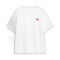 李宁 LI-NING短袖文化衫款2024春季LOGO字母圆领运动服AHSU743 标准白/红色(2024款743)-5 XL