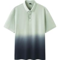 Semir/森马 小众设计感渐变吊染 男士POLO衫