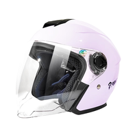 FEIKO3c认证电动车头盔摩托车四季通用双镜片帽男女电瓶车头盔 蓝色L