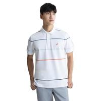 诺帝卡 NAUTICA男装夏季时尚简约棉氨翻领短袖POLO衫上衣KO2208