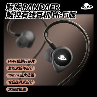 魅族 PANDAER × SONGX HIFI Type-C接口 Hi-Fi音质 灰色 有线耳机