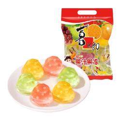 喜之郎 495g经典什锦果汁果冻多口味乳酸钙爆珠低脂儿童零食