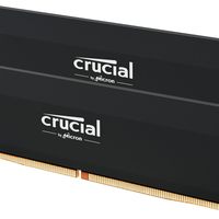 移动专享、移动端：铂胜 BALLISTIX Crucial 英睿达 Pro DDR5电竞内存条 64 GB(2x32GB) 6000MHz CL40 黑色散热片 IntelAMD兼容台式机 镁光