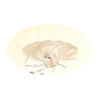 雷士 NVC   Lighting奶油风吊扇灯风扇灯儿童房LED智能调光卧室餐厅吸顶灯 42W花云-米家调光调速-360°全域