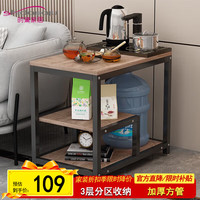 时黛家居 沙发边几 大理石纹 简约客厅置物架