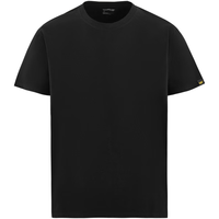 CAT卡特24夏男户外凉感索罗娜logo印花短袖圆领短袖T恤 黑色 L