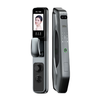 金盾金安 3D人脸识别密码锁指纹锁家用防盗门电子锁可视门铃猫眼远程控制 D13拉丝灰+3D人脸+监控视频通话 全国免费安装 5年保障 只换不修