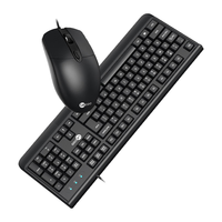  Lenovo/联想 防泼溅 有线键盘鼠标套装