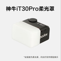 神牛iT30Pro触屏闪光灯小型热靴接口机顶闪光灯小方块便捷外拍摄影附件 【IT30Pro白色柔光盒】