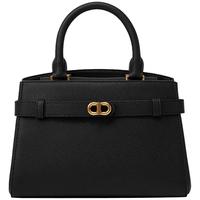 CHARLES&KEITH金属扣带饰手提包单肩包凯莉包包女包女士CK2-50160102 Black黑色 M