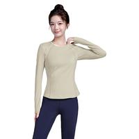 骆驼 CAMEL【加绒保暖】长袖女式T恤2024秋冬款跑步瑜伽服运动t恤