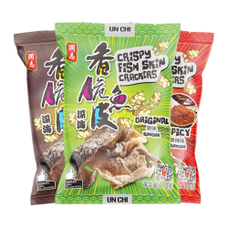 润志 香港特产润志矶烧鱼皮110gx3包美食香脆炸鱼皮零食即食休闲食品