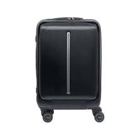 新秀丽(Samsonite)行李箱拉杆箱前开口登机箱QO4*09001黑色20英寸