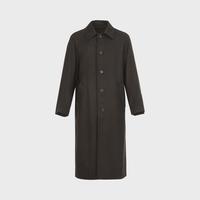 限尺码：Massimo Dutti 男式纯色舒适百搭显高帅气直筒毛呢大衣