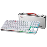 CHERRY 无线蓝牙三模 机械键盘 PBT键帽  魔晶磁轴 白色 RGB