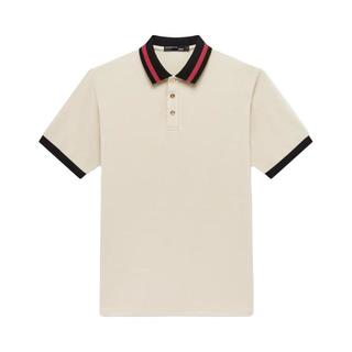 GXG 2024夏GXG休闲热卖时尚撞色百搭男半袖Polo衫短袖