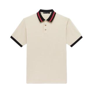 GXG 2024夏GXG休闲热卖时尚撞色百搭男半袖Polo衫短袖