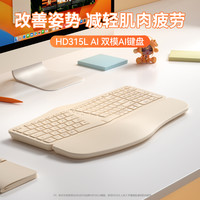 B.O.W/航世 HD315LAI 静音 人体工学键盘