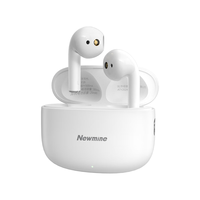  Newmine/纽曼 HIFI高音质 半入耳蓝牙耳机  白色