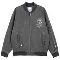 杰克·琼斯(JACK&JONES)男装春秋NBA联名快船队潮流百搭舒适棒球领棉服外套男款224409011 黑砂色E44 L 180