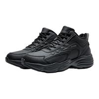 骆驼（CAMEL）凌风2.0加绒中高帮休闲男鞋保暖防水户外徒步百搭鞋2025秋冬 K15C363048，黑/深灰，男 42