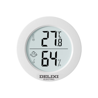 德力西 电气（DELIXI ELECTRIC）室内高精度温湿度计婴儿房温度计精巧便携温湿度