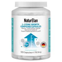 NATURELAN 德国呐兔赖氨酸儿童青少年成长补钙复合胶囊120粒