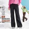 骆驼 女士摇粒绒工装裤 2025冬户外运动加绒加厚休闲宽松伞兵裤
