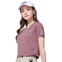 骆驼 CAMEL户外运动速干T恤男女款夏季透气跑步快干上衣圆领短袖T恤